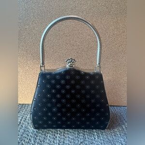 Special Occasion Black Floral Women's Handbag